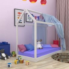 Детская кровать-домик SportBaby Біла 80 х 190 см